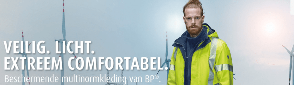 veilig, licht, extreem comfortabel. Beschermende multinorm van BP
