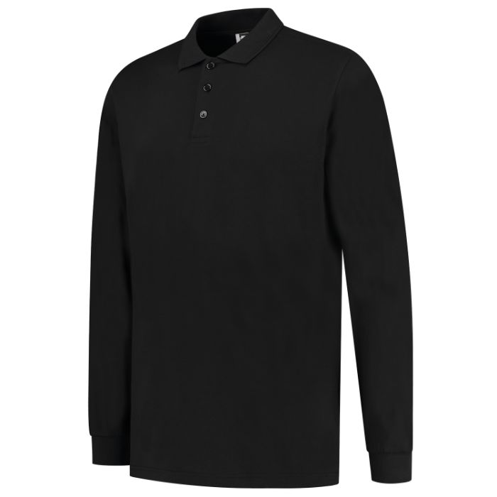 Tricorp Poloshirt Jersey Lange Mouw 201019 - Black