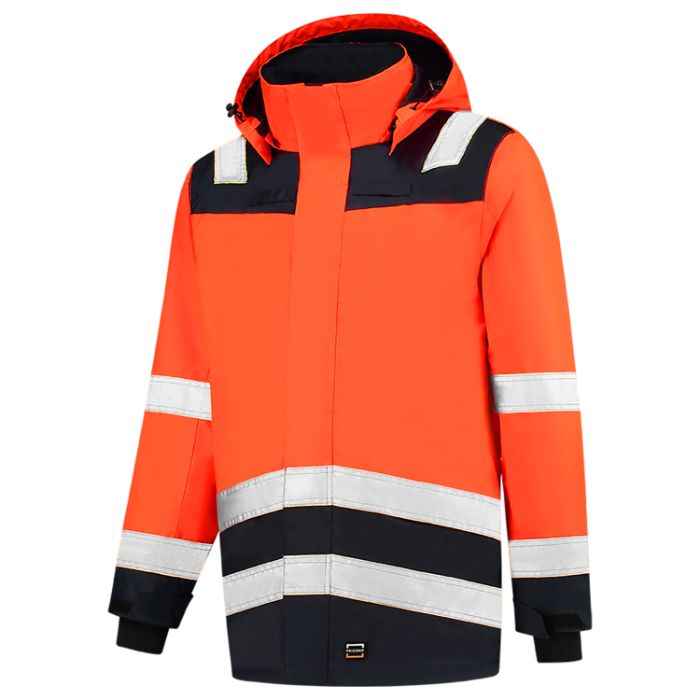 Tricorp Parka High Vis Bicolor 403020 - Fluor Yellow-Ink