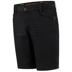 Tricorp Jeans Premium Stretch Kort 504010 - Denimblack