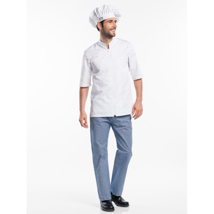 Chaud Devant Chef Jacket Monza White Short Sleeve