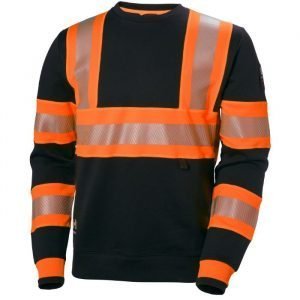 Helly Hansen ICU SWEATSHIRT 79272 - 269 ORANGE/EBONY