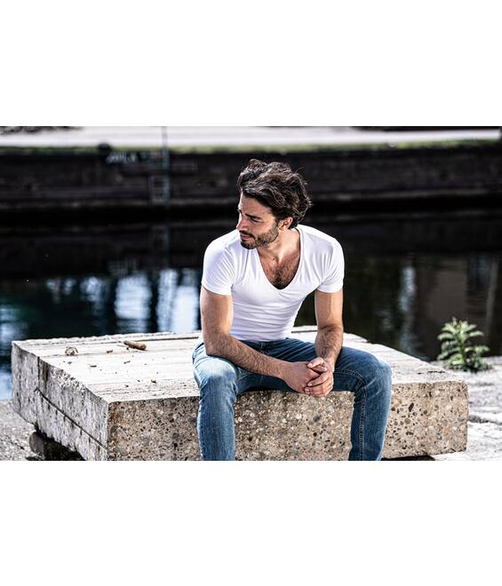 SANTINO T-shirt Jort V-neck - Afbeelding 2