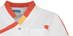 De Berkel PLEUN 26 WIT/rood/oranje