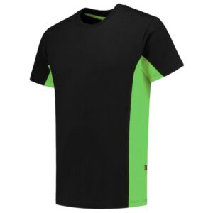 Tricorp T-Shirt Bicolor 102004 - Black-Lime