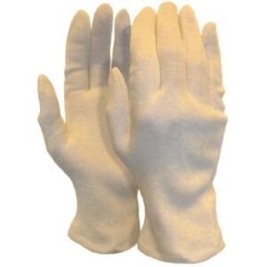 Interlock handschoen, herenmaat zware kwaliteit (225 grams) - Ã©cru