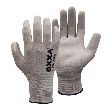 OXXA® X-PU-Palm 14-103 ESD handschoen - grijs/wit