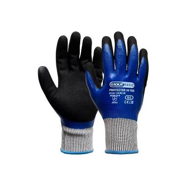 OXXA® Protector 14-700 handschoen - zwart/blauw