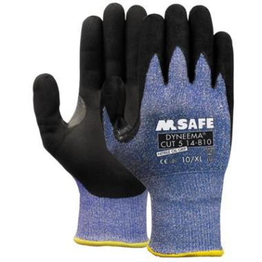 M-Safe 14-810 Dyneema Cut 5 handschoen - zwart/blauw