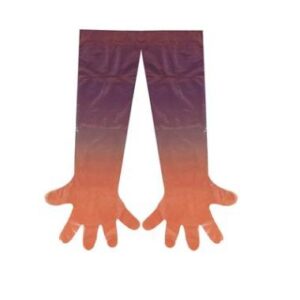 Veterinaire polyethyleen handschoen - rood