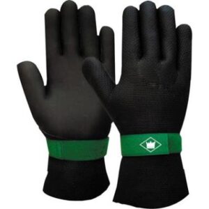 Neopreen glazenwassershandschoen - zwart/groen