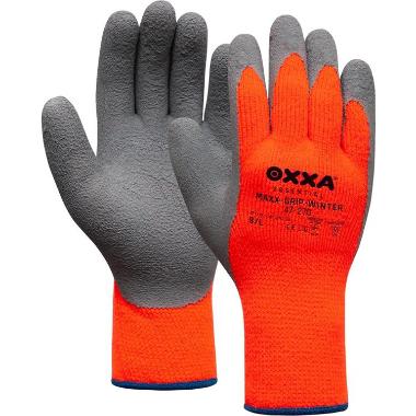 OXXA® Maxx-Grip-Winter 47-270 handschoen - grijs/oranje