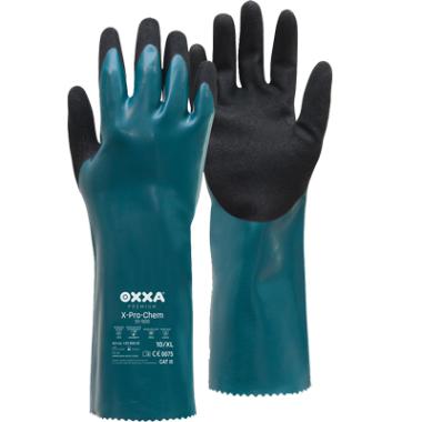 OXXA® X-Pro-Chem 51-900 handschoen - zwart/groen