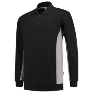 Tricorp Polosweater Bicolor 302003 - Black-Grey