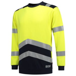Tricorp Sweater Multinorm Bicolor 303002 - Fluor Yellow-Ink