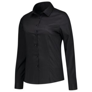 Tricorp Blouse Stretch Fitted 705016 - Black