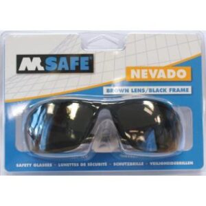 M-Safe Nevado veiligheidsbril in blisterverpakking - zwart