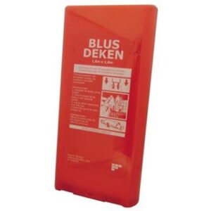 Blusdeken 180x180 cm - rood
