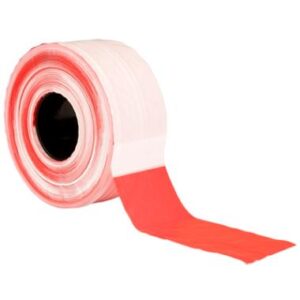 Afzetlint geblokt - rood/wit