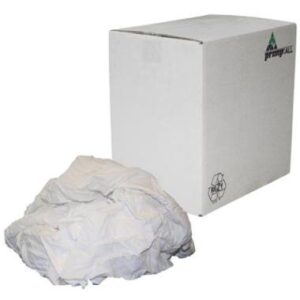 Witte tricot poetslappen HK à5 kg - wit