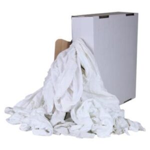 Witte Tricot Poetslappen à5kg - wit