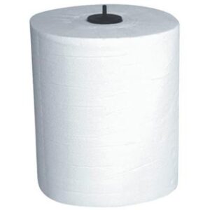 2-laags handdoekrol, wit - wit