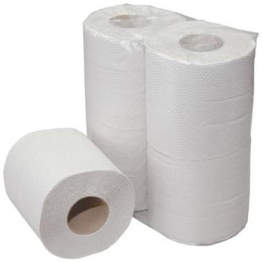 2-laags toiletpapier, 200 vel, 16x4 rollen, recycled - wit