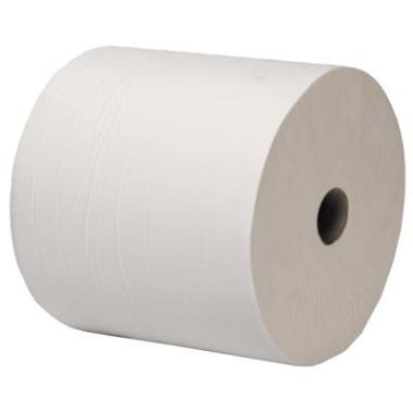4-laags Maxirol poetsrol, 380 m x 37 cm, cellulose, wit - wit
