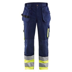 Blåkläder Werkbroek High Vis 15291370 - Marine/High Vis Geel