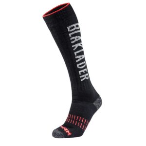 Blåkläder XWARM sokken 21931096 - Zwart/Neonrood