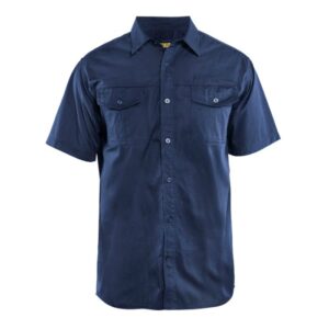 Blåkläder Overhemd Twill korte mouw 32961190 - Marineblauw