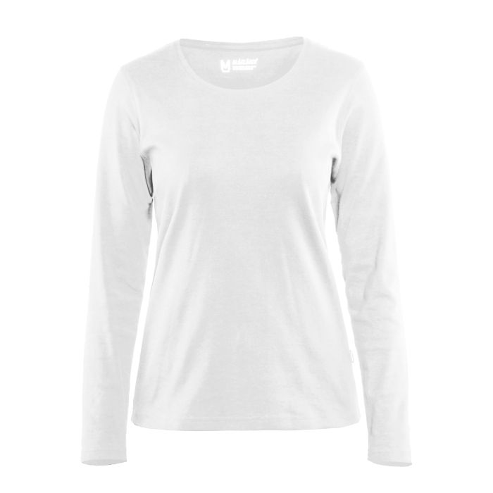 Blåkläder Dames T-shirt met lange mouw 33011032 - Wit