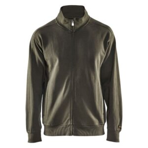 Blåkläder Sweatshirt lange rits 33491048 - Army Groen
