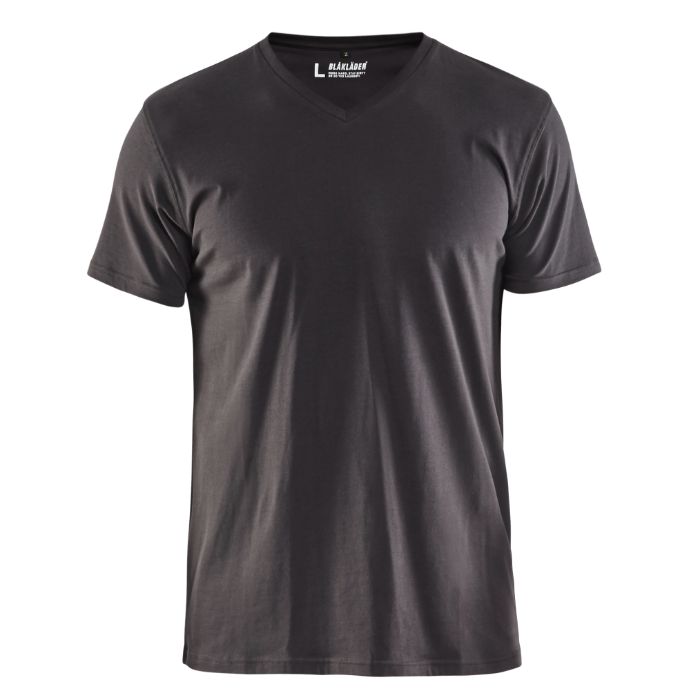Blåkläder T-Shirt, V-hals 33601029 - Donkergrijs