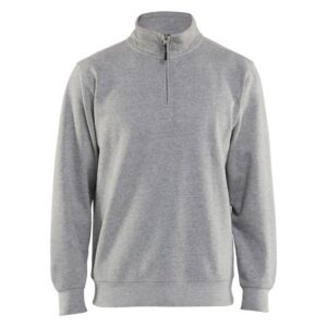 Blåkläder Sweatshirt Jersey (1/2 Rits) 33651157 - Grijs Mêlee