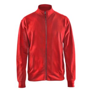 Blåkläder Sweatshirt met rits 33711158 - Rood