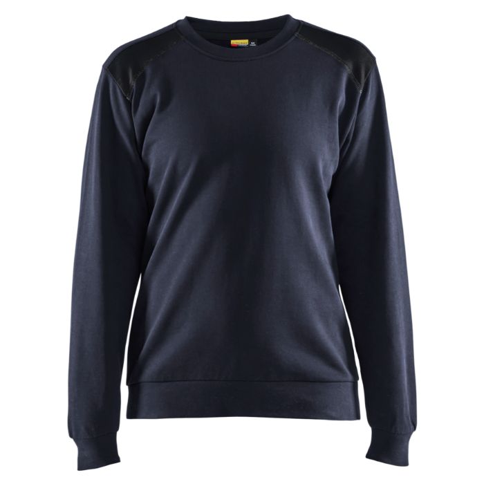 Blåkläder Sweatshirt bi-colour Dames 34081158 - Donker marineblauw/Zwart