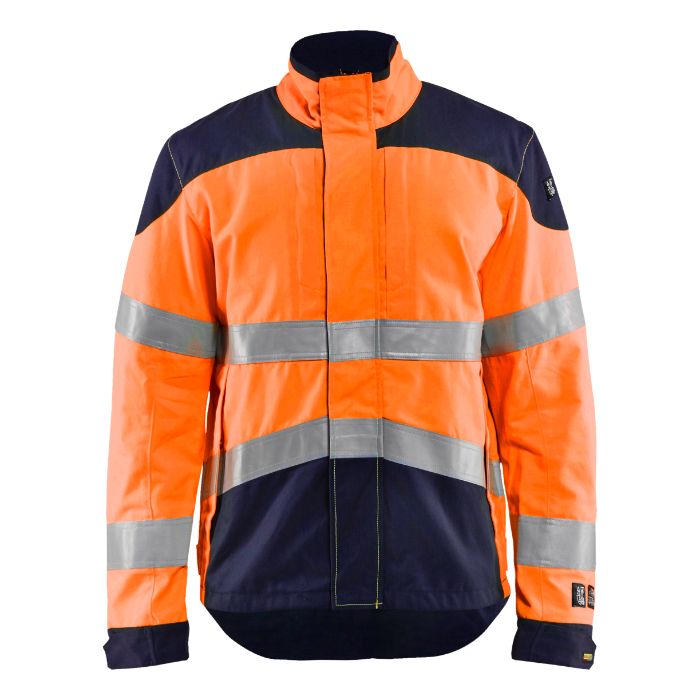 Blåkläder Multinorm inherent jack 40891513 - High Vis Oranje/Marineblauw