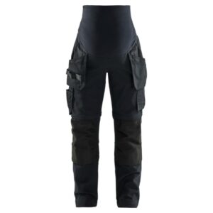 Blåkläder Ambacht Zwangerschapsbroek Zip-Off 71031344 - Zwart