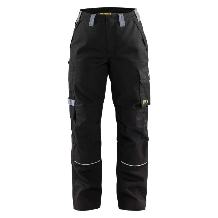 Blåkläder Vlamvertragende dames werkbroek 71731516 - Zwart/Grijs