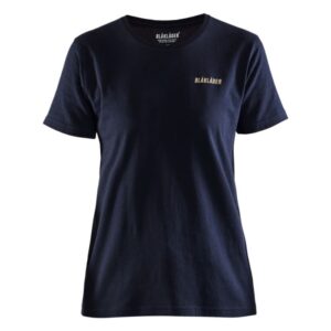 Blåkläder T-shirt dames Limited Edition 'Life is too short...' 94121042 - Donker marineblauw