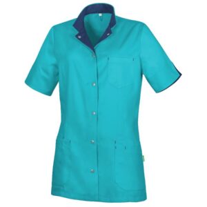 De Berkel RITA Damesjack Tencel turquoise/marine - turquoise/marine