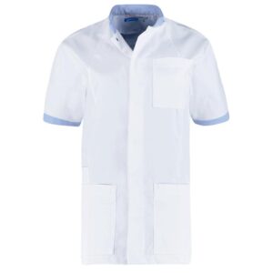 De Berkel FLORIS Unisex jack wit/lichtblauw - wit/lichtblauw