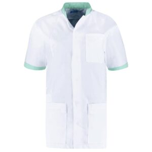 De Berkel FLORIS Unisex jack wit/aqua - wit/aqua
