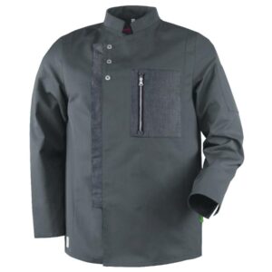 De Berkel NATHAN - Heren koksbuis donkergrijs/zwart denim - denim