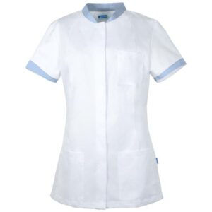De Berkel FLEUR Damesjack wit/lichtblauw - wit/lichtblauw