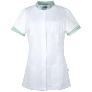 De Berkel FLEUR Damesjack wit/aqua - wit/aqua