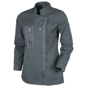 De Berkel NAOMI - Dames koksbuis donkergrijs/zwart denim - denim