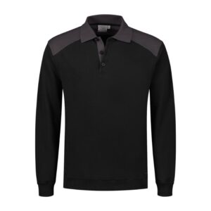 SANTINO Polosweater Tesla - Black / Graphite