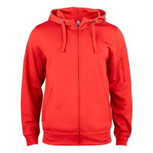 Clique Basic Active Hoody FZ 021014 - rood